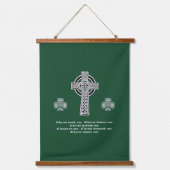 De Lorica van Saint Patrick Gebed (kort) Hangend Wandkleed (Voorkant)