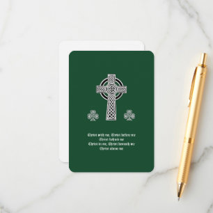 De Lorica van Saint Patrick Gebed (kort) Informatiekaartje