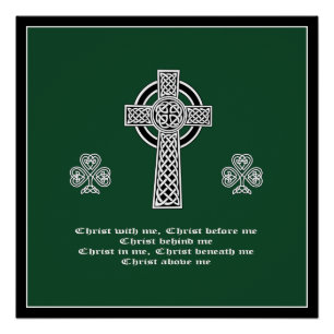 De Lorica van Saint Patrick Gebed (kort) Perfect Poster