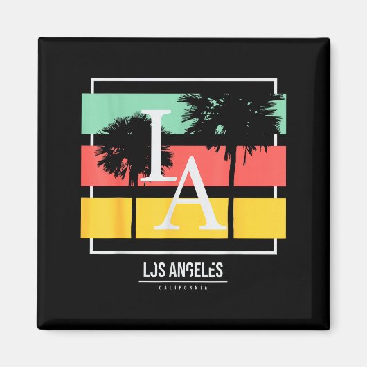 De Los Angeles Californië Magneet (Voorkant)