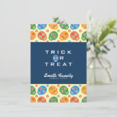 De Los Muertos. Dag van de Doden. Suikerschedels. Kaart (Staand voorkant)