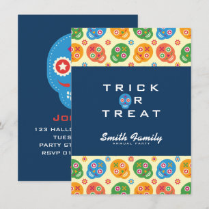 De Los Muertos. Dag van de Doden. Suikerschedels. Kaart