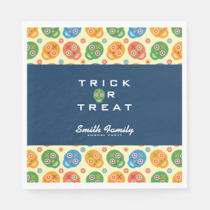 De Los Muertos. Dag van de Doden. Suikerschedels. Servetten