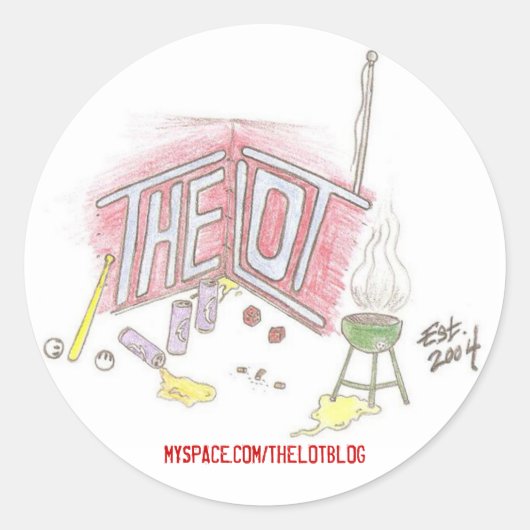 De Lot Blog Sticker (Voorkant)