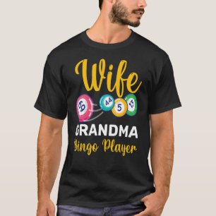 De Lottery Nan van de Bezoeker van het Bingo van d T-shirt