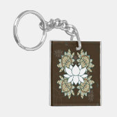 De Lotus Acrylic Sleutelhanger (Voorkant Links)
