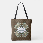 De Lotus all-over-print tas (Achterkant)