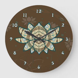 De Lotus Clock Grote Klok