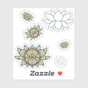 De Lotus Contour Sticker