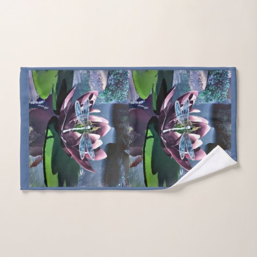 De Lotus en de Dragonfly Bad Handdoek (Handdoek)