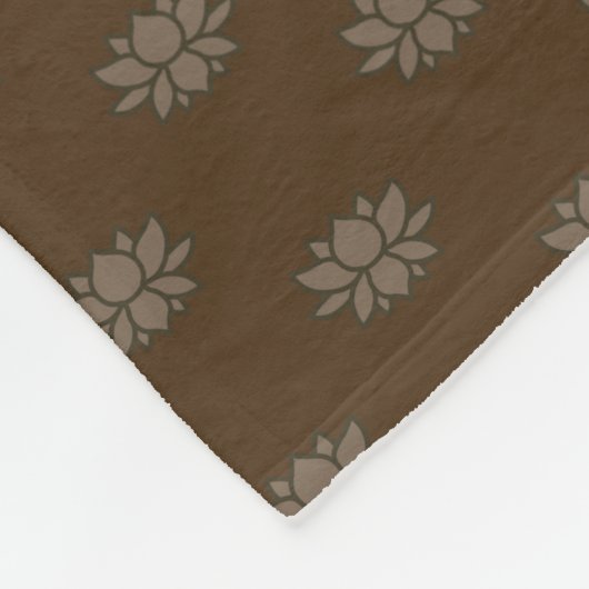 De Lotus Fleece Blanket Deken (Hoek)