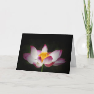 De Lotus Flower Fotografie van Yoga Om Gift.L Kaart
