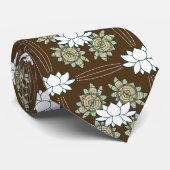 De Lotus Mannen Stropdas (Opgerold)