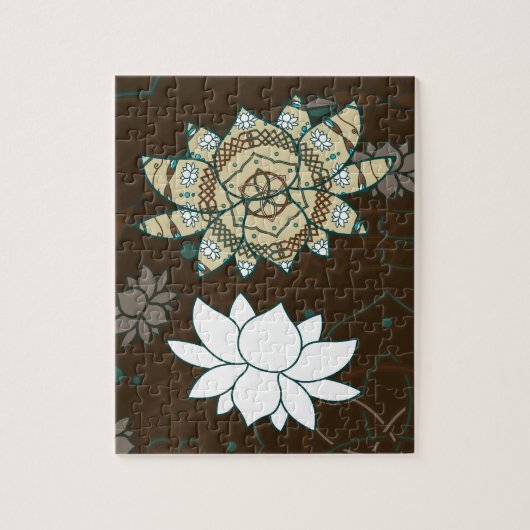 De Lotus puzzel Legpuzzel (Verticaal)