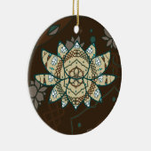 De Lotus Versiering Keramisch Ornament (Rechts)