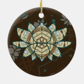 De Lotus Versiering Keramisch Ornament (Achterkant)
