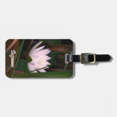 De lotus Water Lily stromend op maat Bagagelabel (Voorkant horizontaal)