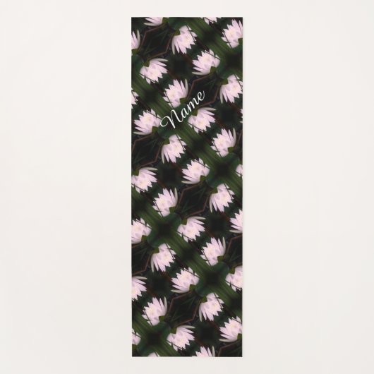 De lotus Water Lily stromend op maat Yogamat (Voorkant)