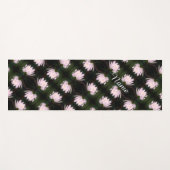 De lotus Water Lily stromend op maat Yogamat (Voorkant (horizontaal))