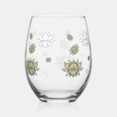 De Lotus Wijnglas Zonder Voet (Rechts)