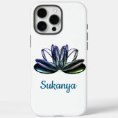 De lotusbloem gepersonaliseerd Case-Mate iPhone case (Achterkant)