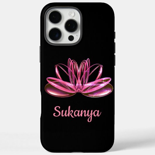 De lotusbloem gepersonaliseerd Case-Mate iPhone case (Achterkant)