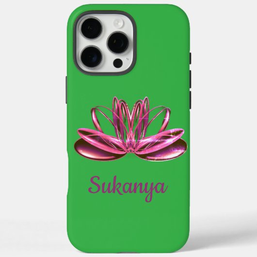 De lotusbloem gepersonaliseerd Case-Mate iPhone case (Achterkant)