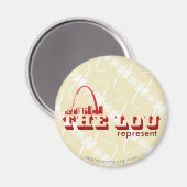 De Lou St. Louis Magneet (Voorkant / Achterkant)