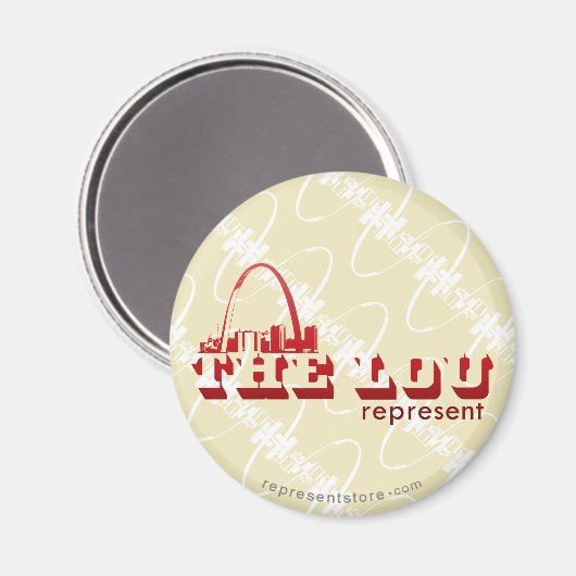 De Lou St. Louis Magneet (Voorkant / Achterkant)