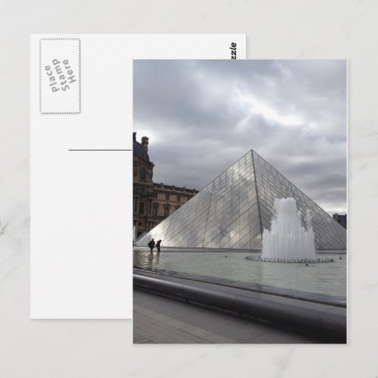 De Lourve Briefkaart (Voorkant / Achterkant)