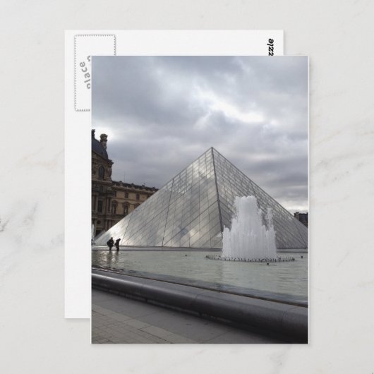 De Lourve Briefkaart (Voorkant / Achterkant)