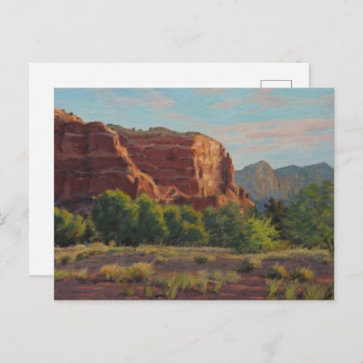 De loutere Scène van de Cliff in het vroege Licht Briefkaart (Voorkant / Achterkant)