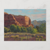 De loutere Scène van de Cliff in het vroege Licht Briefkaart (Voorkant)