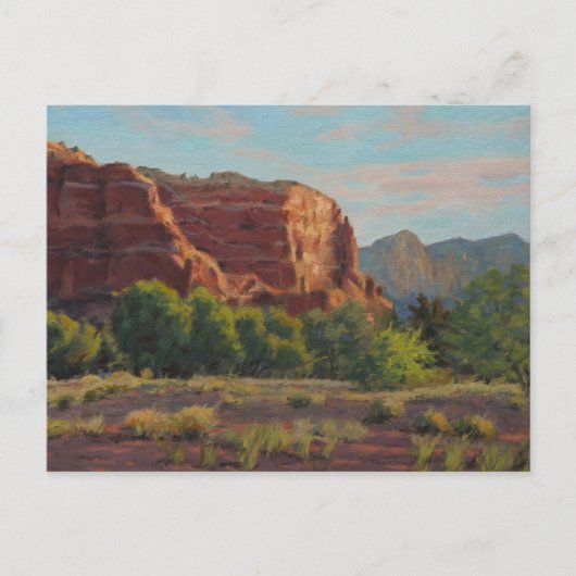 De loutere Scène van de Cliff in het vroege Licht  Briefkaart (Voorkant)