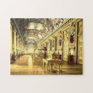 de Louvre Art Gallery Louvre Paris Frankrijk Legpuzzel