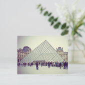 De louvre briefkaart (Staand voorkant)