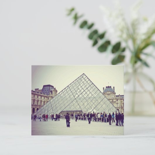 De louvre briefkaart (Staand voorkant)