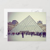 De louvre briefkaart (Voorkant / Achterkant)