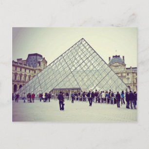 De louvre briefkaart