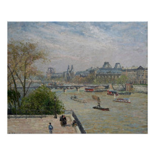 De Louvre, Lente  Camille Pissarro Perfect Poster