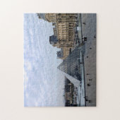 De Louvre-piramide - Jigzaag Legpuzzel (Verticaal)