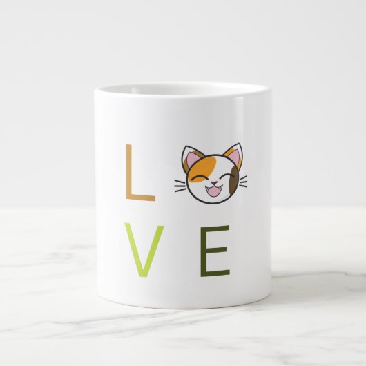 De "love" keramische mok (Voorkant)