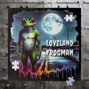 De Loveland Frogman   Ohio Cryptid Legpuzzel