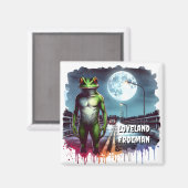 De Loveland Frogman | Ohio Cryptid Magneet (Voorkant / Achterkant)
