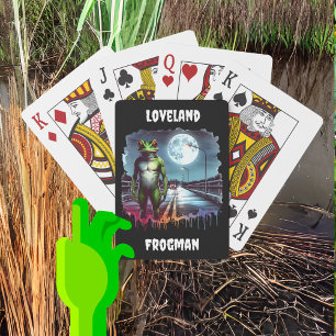 De Loveland Frogman Ohio Cryptid Pokerkaarten