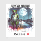 De Loveland Frogman | Ohio Cryptid Sticker (Vel)