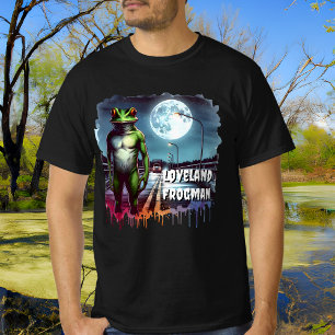 De Loveland Frogman   Ohio Cryptid T-shirt
