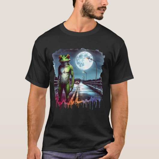 De Loveland Frogman | Ohio Cryptid T-shirt (Voorkant)
