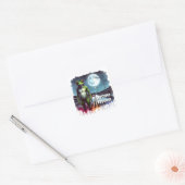 De Loveland Frogman | Ohio Cryptid Vierkante Sticker (Envelop)