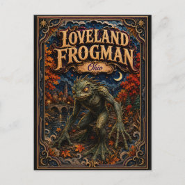 De Loveland Frogman Ohio Popcut Legenden Briefkaart